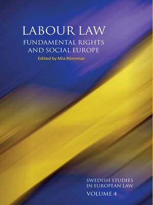 cover image of Swedish Studies in European Law, Volume 4